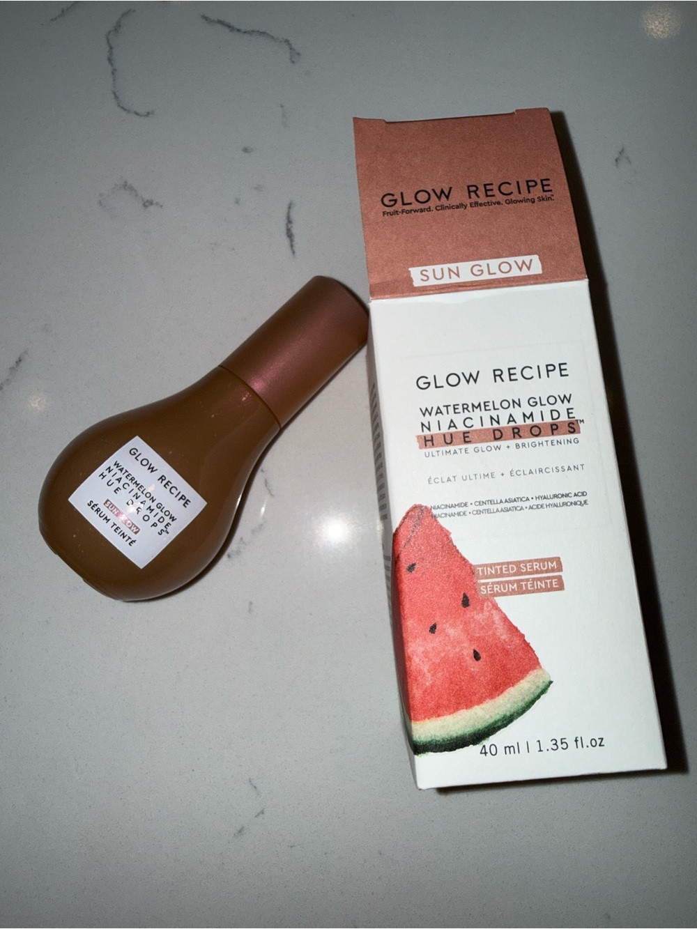 NWT GLOW RECIPE Watermelon Glow Niacinamide Hue Drops Serum
